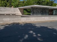 Sunny Day in Barcelona, Spain: Road and Architecture