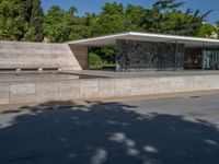 Sunny Day in Barcelona, Spain: Road and Architecture