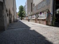 Sunny Day in Berlin, Germany: Residential Neighborhood