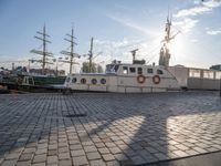 A Sunny Day in Bremerhafen, Germany with Clear Skies