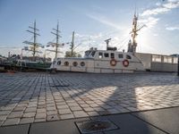 A Sunny Day in Bremerhafen, Germany with Clear Skies