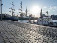 Sunny Day in Bremerhaven Harbor, Europe