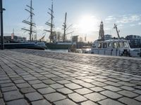 Sunny Day in Bremerhaven Harbor, Europe