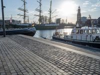 Sunny Day in Bremerhaven Harbor, Europe