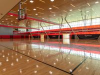 A Sunny Day in California at the Basketball Stadium