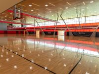 A Sunny Day in California at the Basketball Stadium