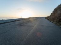 Sunny Day on California Straight Road 002