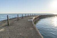 Sunny Day on Coastal Road in Chicago, Illinois