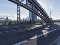 Sunny Day in Frankfurt: Cityscape under Clear Skies