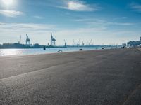 Sunny Day in Hamburg, Germany: City Harbor 003