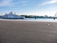 Sunny Day in Hamburg, Germany: City Waterfront