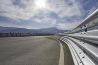 Sunny Day on the USA Highway: Asphalt and Sunshine