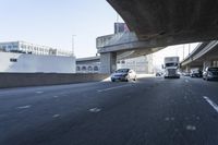 Sunny Day on Highway with Visible Sun