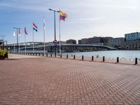 Sunny Day Holland Cityscape with Modern Architecture