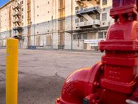 Sunny Day in Los Angeles: Asphalt Roads and Industrial Warehouses