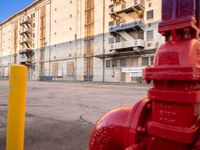 Sunny Day in Los Angeles: Asphalt Roads and Industrial Warehouses