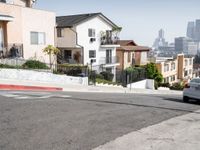Sunny Day in Los Angeles: City Roads and Clear Skies