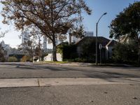 A Sunny Day in Los Angeles: Urban Asphalt Roads