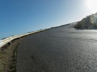 Sunny Day on the Road in California, USA