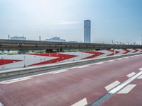 Sunny Day in Tokyo, Japan: Armco Barrier and Cityscape