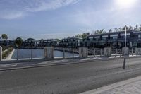 Sunny Day in Toronto, Canada: Coastal Road and Buildings