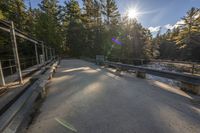 A Sunny Day in Toronto, Canada: Concrete Road and Landscape