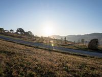 A Sunny Day in Tuscany, Italy: Road and Landscape