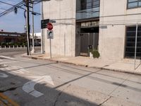 Sunny Day on Urban Asphalt in Los Angeles