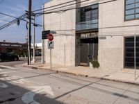 Sunny Day on Urban Asphalt in Los Angeles