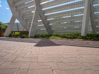 Sunny Day in Zaragoza, Spain: Modern Architecture and Hard Shadows