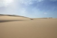 Sunny Desert Day: Rolling Sand Dunes