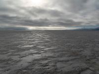 Sunny Desert Landscape near Salt Lake, Utah