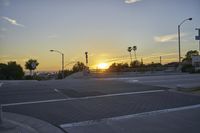 Sunny Evening in Los Angeles, California