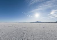 Sunny Landscape in Utah Salt Lake