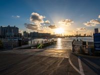 Sunny Miami Beach Coastal Landscape at Dawn