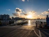 Sunny Miami Beach Coastal Landscape at Dawn