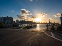 Sunny Miami Beach Coastal Landscape at Dawn