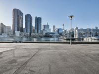 Sunny Morning at Harbourside Promenade: A Waterfront View