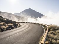 Sunny Road in Tenerife: Over the Cloud