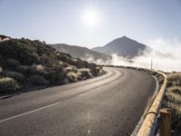 Sunny Road in Tenerife: Over the Cloud