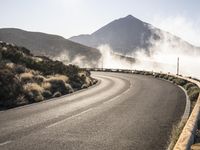 Sunny Road in Tenerife: Over the Cloud