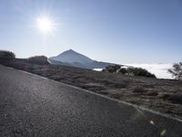 Sunny Road in Tenerife, Spain