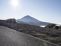 Sunny Road in Tenerife, Spain