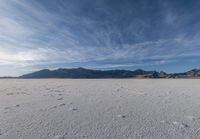 this vast salt flat looks like an incredible place to live in the desert, in the daytime