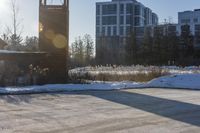 Sunny Winter Day in Ontario Residential