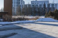 Sunny Winter Day in Ontario Residential