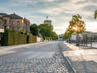 Sunrise in Berlin, Germany: A Captivating Office Building