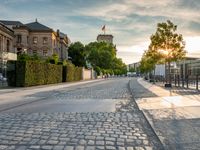 Sunrise in Berlin, Germany: A Captivating Office Building