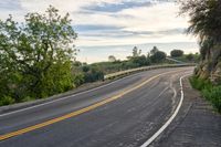 Sunrise in California: A Mountain Road Adventure