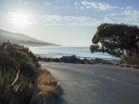 Sunrise over Coastal Road